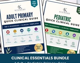 Nurse Practitioner + Physician Assistant Clinical Guide | Adult + Pediatric Primary Care | Diagnosis, Treatment & Medication Reference