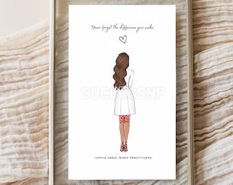 Personalized Nurse Practitioner Print, Graduation Gift (Digital Print)
