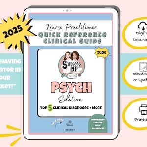 Psychiatry for the FNP Nurse Practitioner Quick Clinical Guide & Study Reference | Essential NP Resources