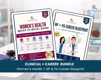 NP PA Career Blueprint + Women’s Health Guide | Nurse Practitioner Physician Assistant Career & Clinical Bundle
