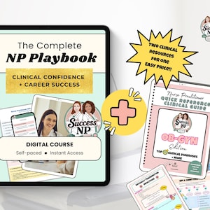 Complete NP Playbook | Clinical Confidence, Career Mastery Course  plus Women's Health NP Clinical Guide (Digital Download | PDF)