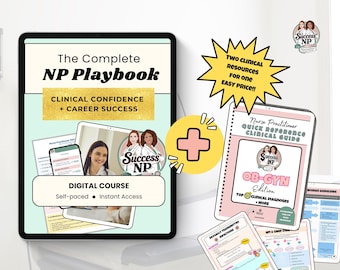 Complete NP Playbook | Clinical Confidence, Career Mastery Course  plus Women's Health NP Clinical Guide (Digital Download | PDF)