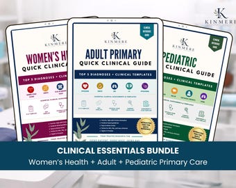 Nurse Practitioner + Physician Assistant Clinical Guide | Adult + Women's + Pediatric Care | Diagnosis, Treatment & Medication Reference