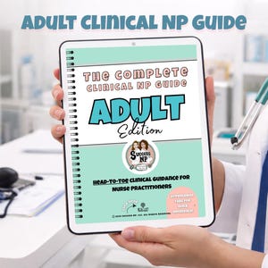 Adult & Geriatric Clinical NP Guide | Head-to-Toe Nurse Practitioner Reference Study Guide