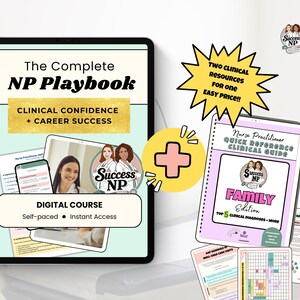 Complete NP Playbook | Clinical Confidence, Career Mastery Course  plus Family Primary NP Clinical Guide (Digital Download | PDF)