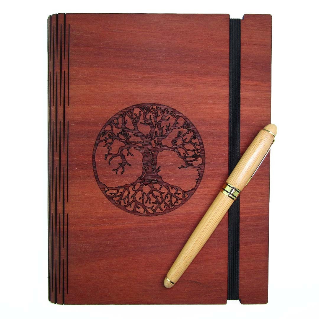 Wooden Notebook Cover Custom Engraved for A5 Notebooks Unique Etsy