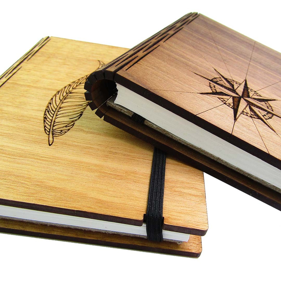 Wooden Notebook Cover Journal Cover Handmade With Personalized Etsy