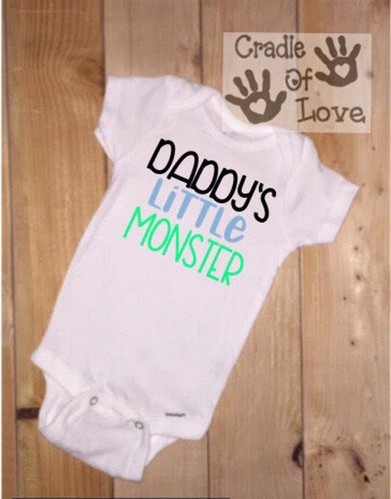 daddy's little monster onesie