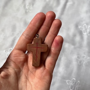 Carved Wooden Cross