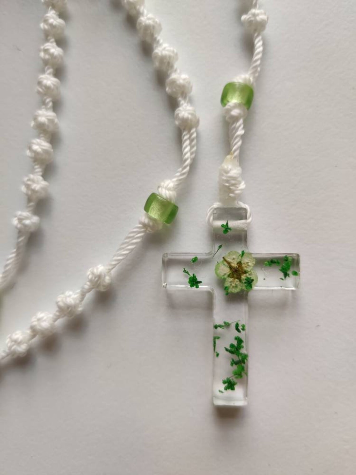 Knotted Rosary Orthodox Prayer Rope Knots Resin Cross Etsy