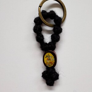 Orthodox Prayer Rope Keychain - St George