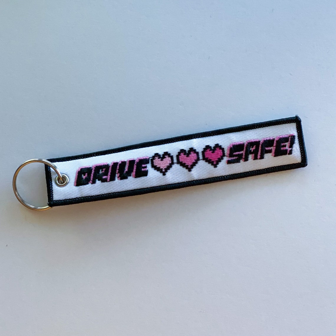 Drive Safe Jet Tag Flight JDM Keychain Etsy