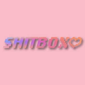 Pixel Shitbox Vinyl Car Decal