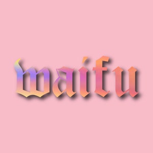 Decalcomania per auto in vinile Gothra Waifu