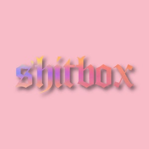 Gothra Shitbox Vinyl Car Decal