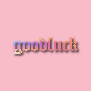 Gothra Good Luck Vinyl Car Decal