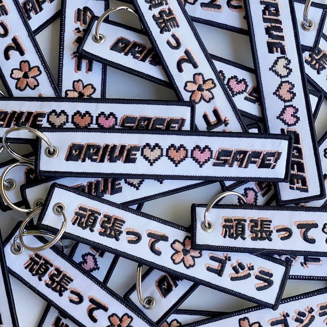 Drive Safe Jet Tag Flight JDM Keychain Etsy