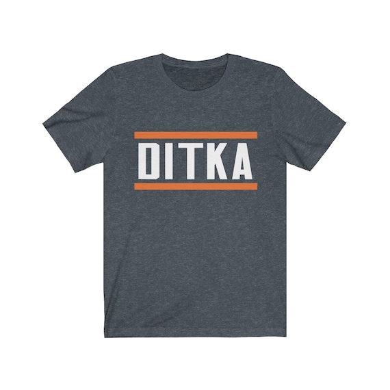 Ditka Chicago Bears Mike Ditka T Shirt Orange Stripes Etsy
