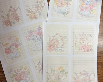 Time For Tea Journaling Cards
