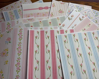 Shabby Floral Papers