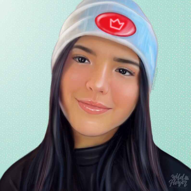 Custom Digital Portrait Etsy