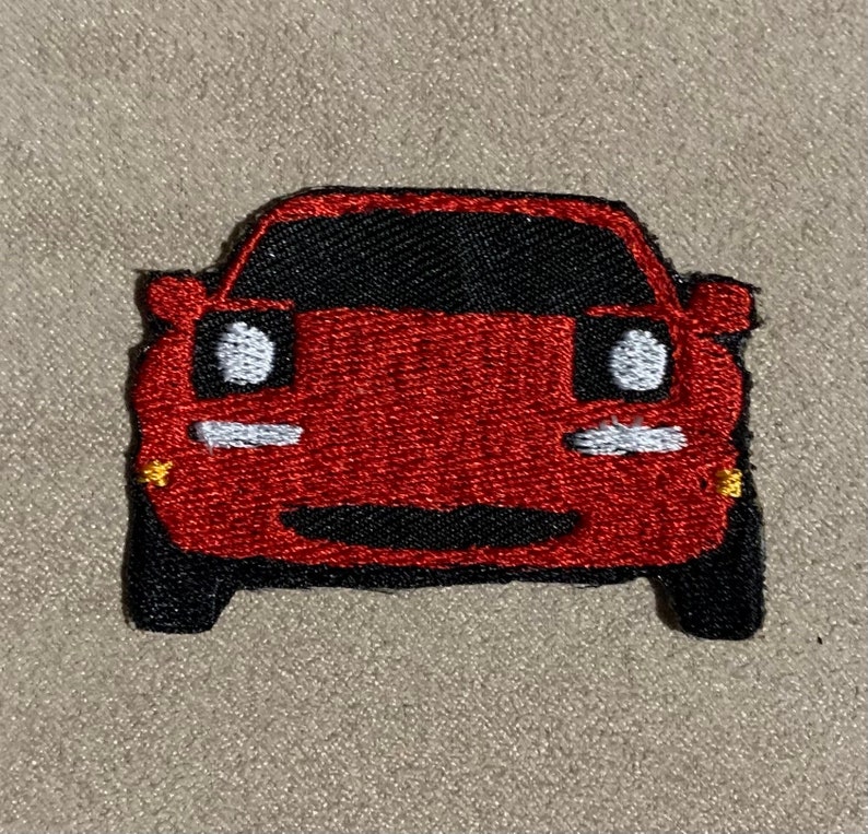 Embroidered Miata Patch Etsy