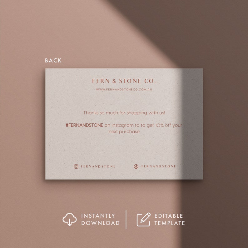 Thank you for your order cards A6 Business Stationery Etsy