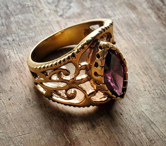 Vintage Amethyst Ring - image 1