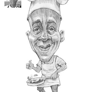 Caricature Art Custom Caricature Drawing Pencil Caricature full body from your Photo image 9