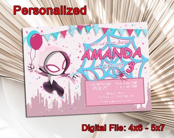 Spider Gwen Birthday | Etsy