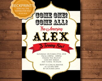 magic party invite etsy