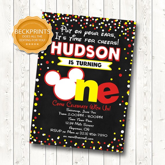 mickey mouse invitations mickey mouse birthday mickey mouse etsy mickey mouse invitation printable