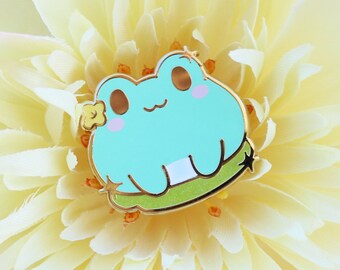 LILY PAD FROG | Enamel Pin | Kawaii | Cute | Froggy