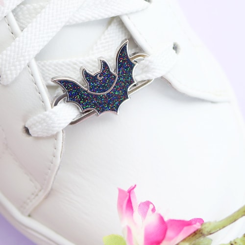 Lunar Bat Shoe Lace Charm Lace Locks Pastel Goth Skate Etsy
