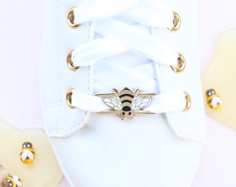 Bee | Honeybee | Shoe Lace Charm | Lace Locks | Bumblebee | Skate Accessories