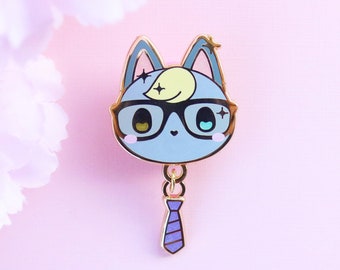 OFFICE CAT | Animal | Villager | Gaming | Enamel Pin | Charm