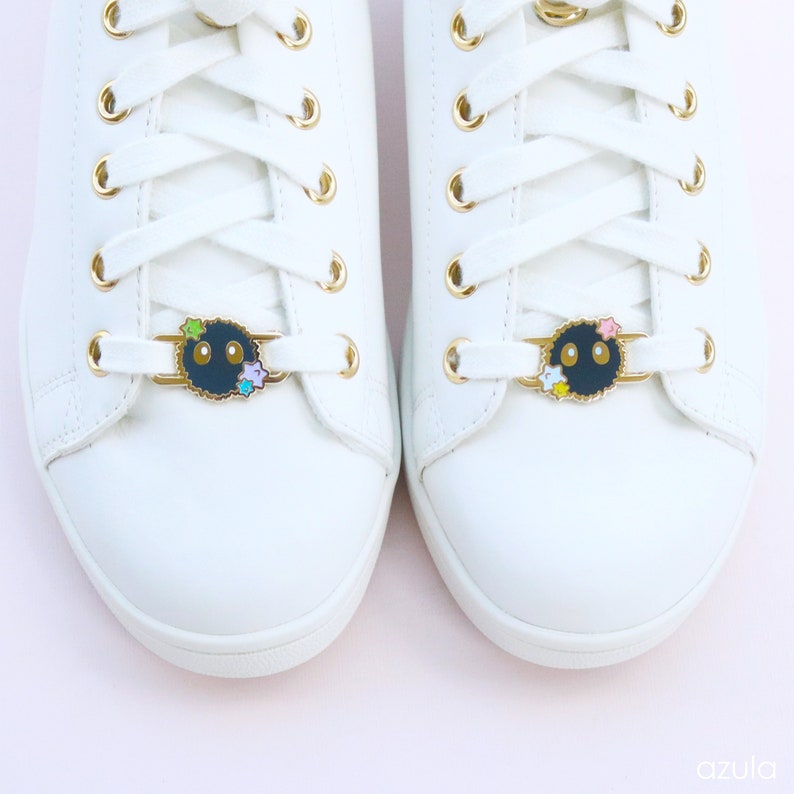 KONPEITO SOOT SPRITES Shoe Lace Charm Lace Locks Anime Kawaii Skate Accessories image 1