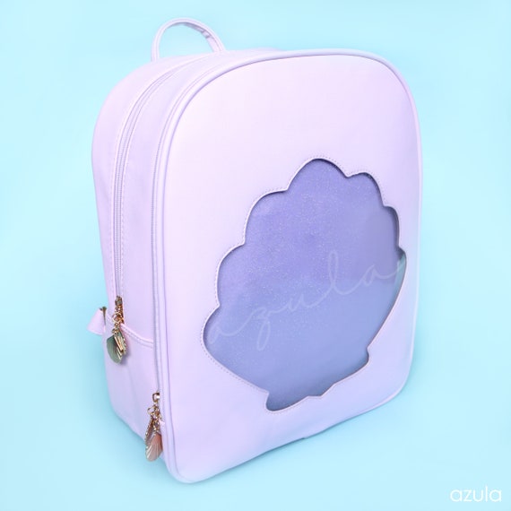 pastel purple backpack