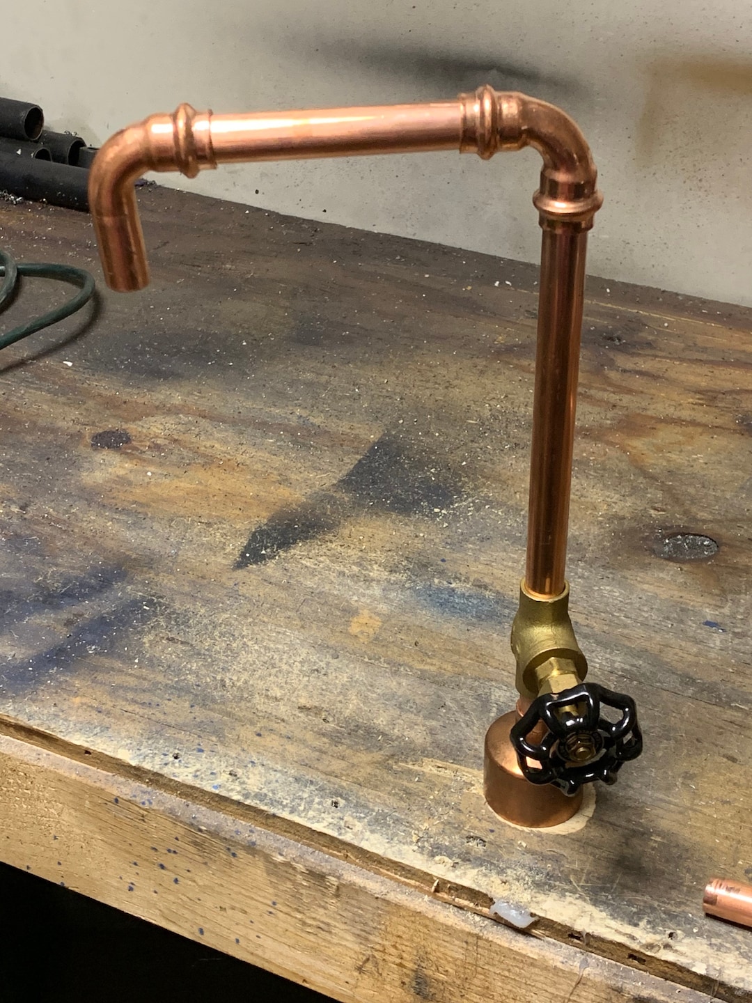 Industrial Copper Bar Faucet With Brass Valve - Etsy