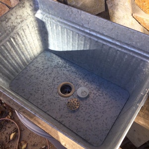 Rectangle galvanized tub