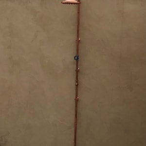 Single Copper Outdoor exposed Shower