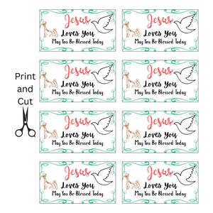 Printable (Business) Blessing Card &quot;instant download&quot;