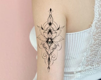 Bohemian Tattoo - Etsy Bohemian Tattoo - Etsy