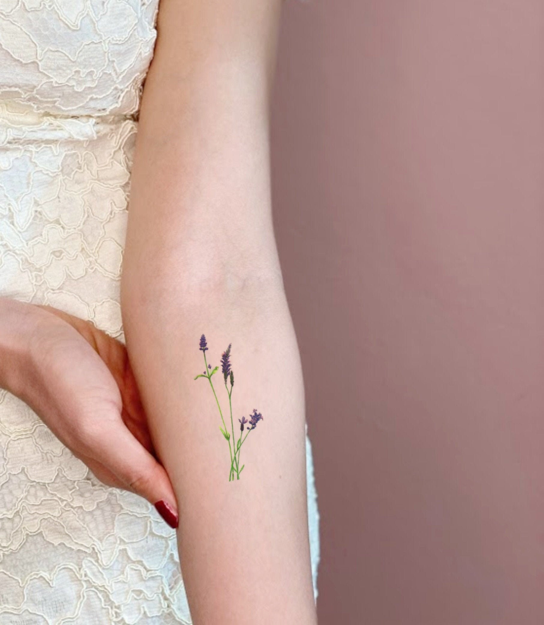 20 Beautiful Lavender Tattoo Designs with Meaning