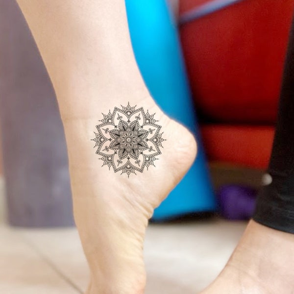 Mandala Temporary Tattoo | Bohemian Temporary Tattoo | Boho Temporary Tattoo | Mandala Fake Tattoo | Bohemian Gift | Boho Gift | Festival