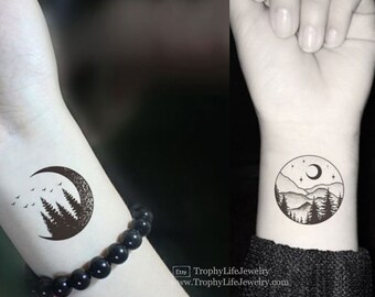 Moon and Stars Tattoos for Sky Lovers  Art and Design