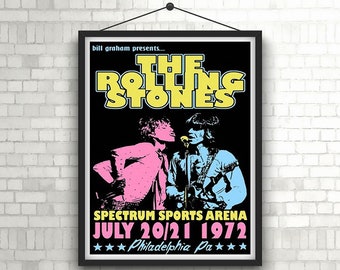 METAL TIN SIGN ROLLING STONES Concert Poster #4 Retro Vintage Decor Home Wall METAL TIN SIGN ROLLING STONES Concert Poster #4 Retro Vintage Decor Home Wall