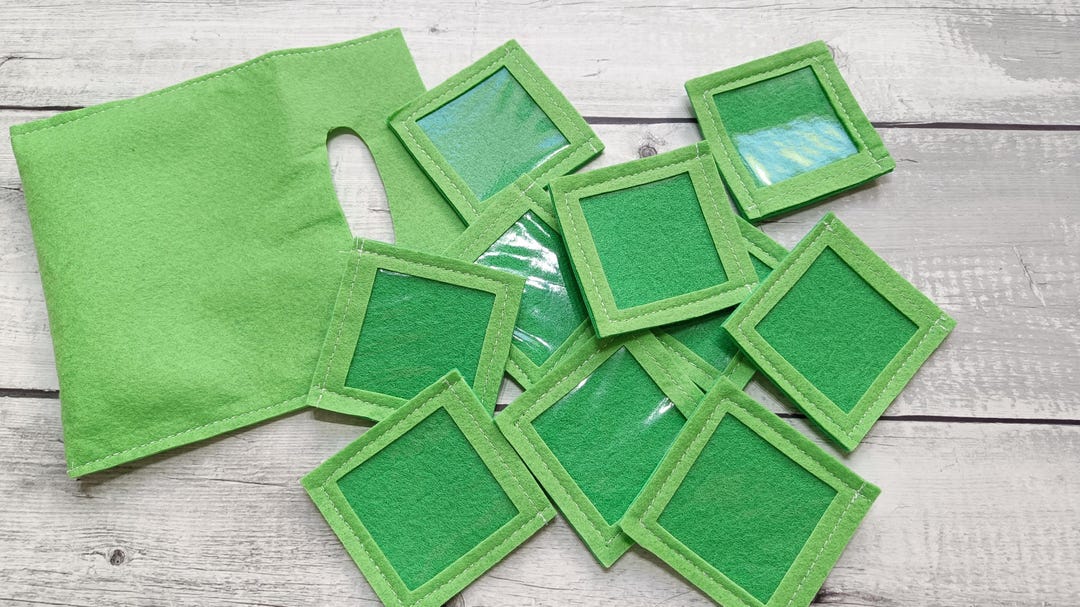 Customizable Matching Game ( 10 Pieces Included) Reusable Cards. Memory ...