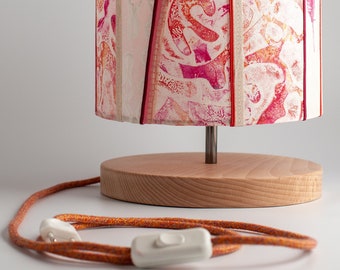 Large Tower Lamp "pink patch"