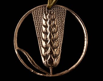 Collar con colgante de moneda italiana tallada de 5 centavos, moneda rara de 1928